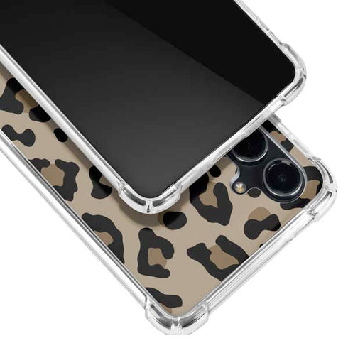 Leopard Print Galaxy S23 FE Clear Case